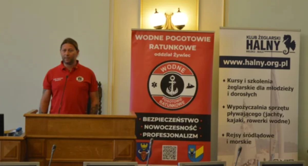Wypadki, Relacja Konferencji Bezpieczeństwa Wodnego Żywcu - zdjęcie, fotografia