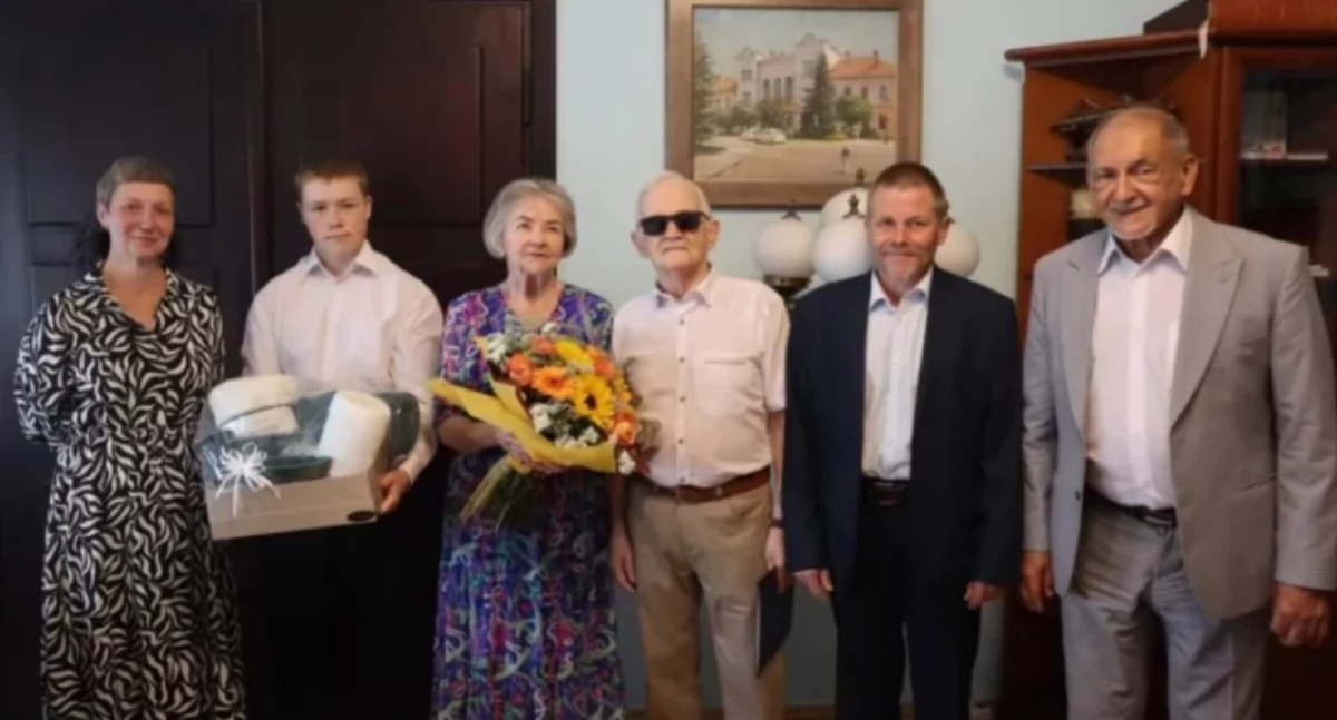 Jubilaci, Jubileusz lecia Małżeństwa Państwa Lucji Antoniego Bysko - zdjęcie, fotografia