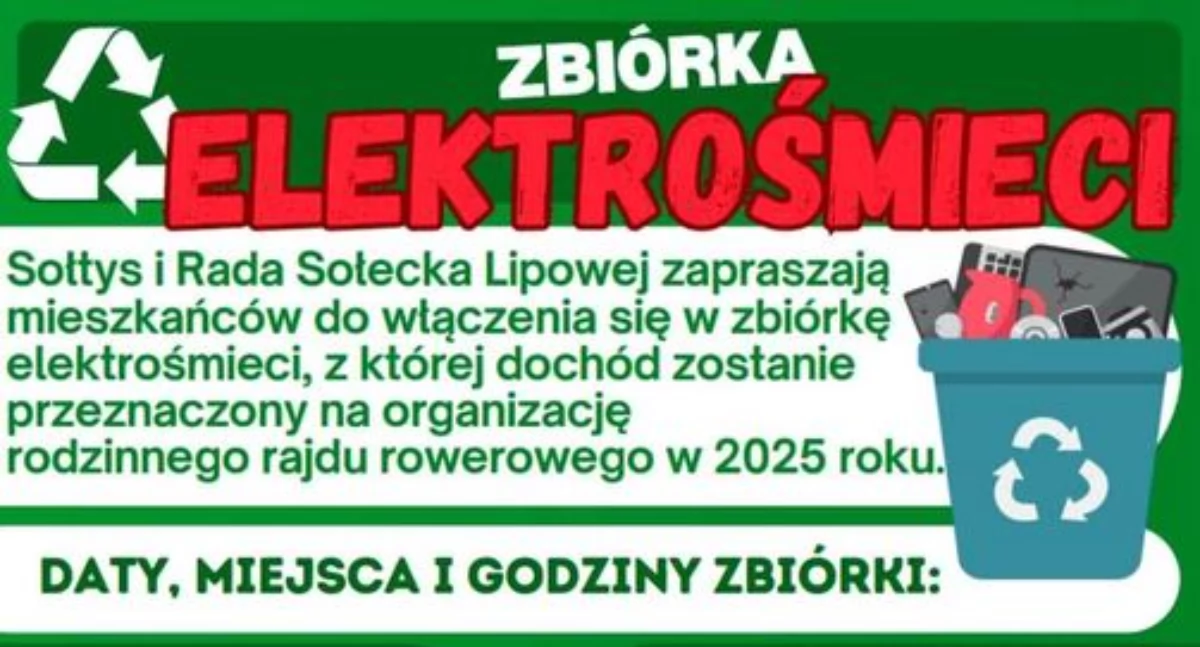 Pozostałe,  Zbiórka Elektroodpadów Wspieramy Rodzinny Rowerowy 2025! - zdjęcie, fotografia