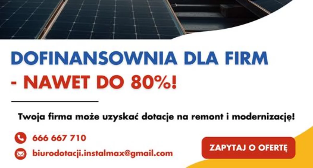Materiały partnerów, Instalmax Żywiec ndash Dofinansowania kredyty modernizacji skontaktuj teraz! - zdjęcie, fotografia