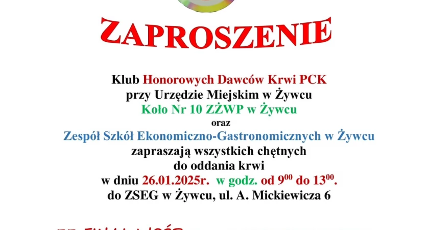 Fot: KLUB HDK PCK przy Urzędzie Miejskim w Żywcu