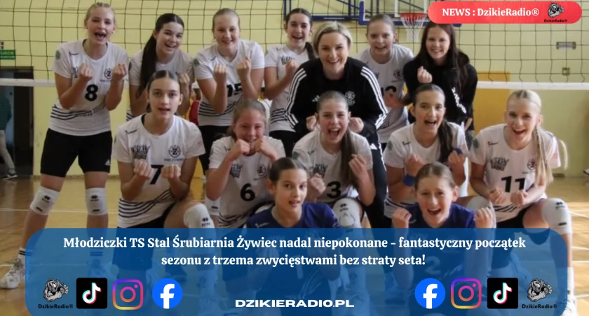 fot. TS Stal Śrubiarnia Żywiec SMS Żywiec - piłka siatkowa 