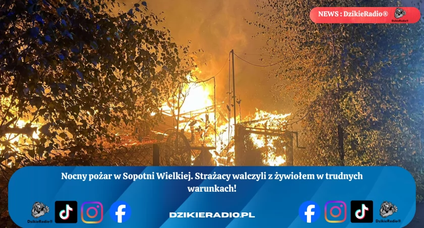 Fot: OSP Sopotnia Wielka 