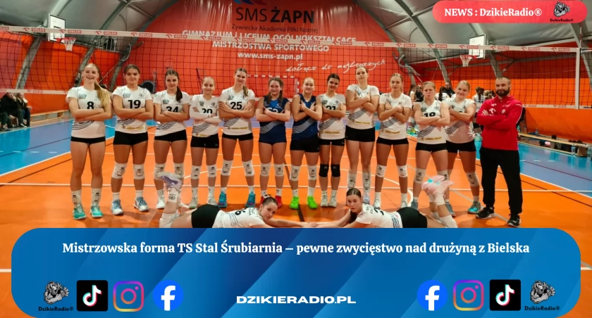 Fot. TS Stal Śrubiarnia / SMS Żywiec - piłka siatkowa