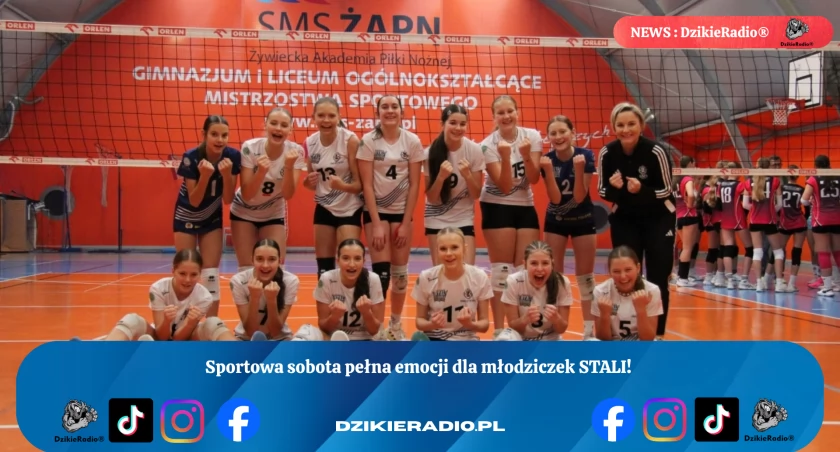 fot. TS Stal Śrubiarnia Żywiec piłka siatkowa