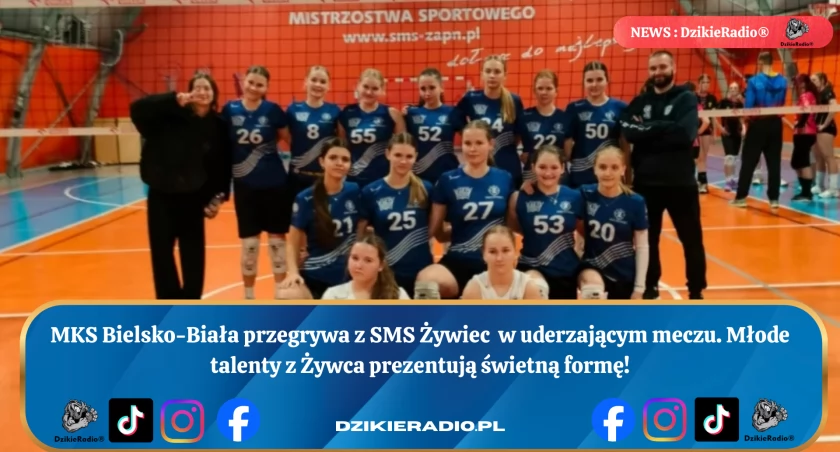 fot. TS Stal Śrubiarnia / SMS Żywiec - piłka siatkowa 