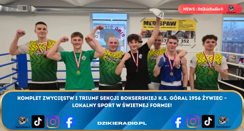 Fot: K.S. Góral 1956 Żywiec Sekcja Bokserska 