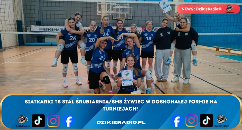 Fot: TS Stal Śrubiarnia / SMS Żywiec - piłka siatkowa 