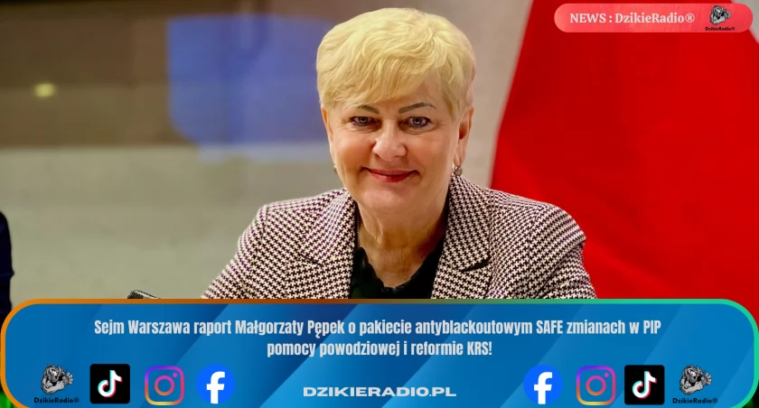 Fot. Małgorzata Pępek - Poseł na Sejm RP
