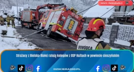 Wspólna misja ratowników: interwencja techniczna poza granicami powiatu
