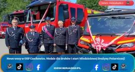 OSP Czechowice świętuje nową erę z nowoczesnym sprzętem i młodym pokoleniem strażaków.