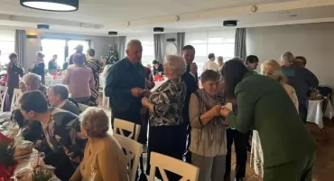 Piękna tradycja W Łękawicy - spotkanie wigilijne dla seniorów 