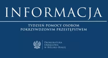 Tydzień Pomocy Osobom Pokrzywdzonym Przestępstwem- bezpłatne porady prawne 
