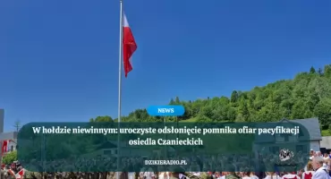 W hołdzie niewinnym: uroczyste odsłonięcie pomnika ofiar pacyfikacji osiedla Czanieckich