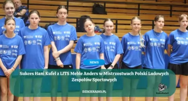 Złoty sukces młodej tenisistki stołowej z Żywca. Hania Kufel mistrzynią Polski LZS