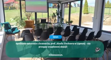 Kazimierz Tischner i Michał Lewandowski gośćmi biblioteki w Lipowej.
