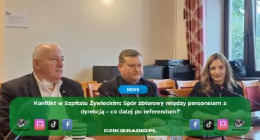 Równość płac w żywieckim szpitalu tematem konferencji prasowej w Starostwie Powiatowym