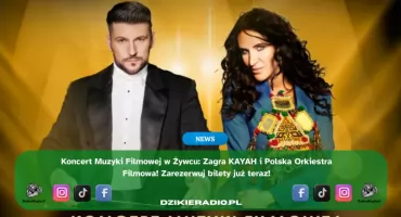Magiczny wieczór w rytmie filmowych emocji – Kayah i Polska Orkiestra Muzyki Filmowej wystąpią w Żywcu!