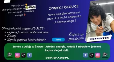 ZUMBA z Alicją Knopek – Nowy sezon 2025/2026 czas start! Zajęcia w Żywcu i Jeleśni.