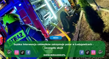 Pożar w Łodygowicach opanowany dzięki sprawnej interwencji służb