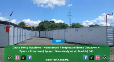 Chata Boksy Garażowe w Żywcu: bezpieczne i elastyczne miejsca na przechowywanie - sprawdź nową lokalizację!
