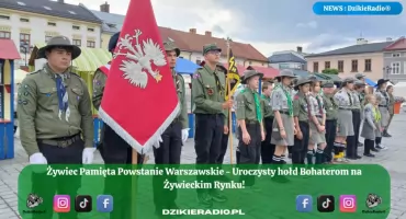 81. Rocznica Powstania Warszawskiego w Żywcu: Wspólne upamiętnienie bohaterów.