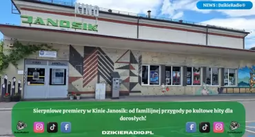 Nowości filmowe sierpnia w Kinie Janosik: emocjonujące premiery dla dzieci i dorosłych!