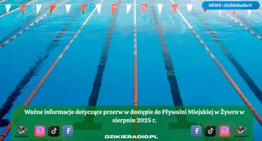Ograniczenia w dostępie do Pływalni Miejskiej w Żywcu