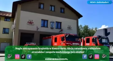 Nagłe zatrzymanie krążenia w Koszarawie – tragiczny finał akcji ratunkowej