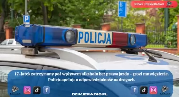 Młody kierowca bez uprawnień zatrzymany w stanie nietrzeźwości