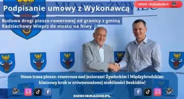 Nowa trasa pieszo-rowerowa nad jeziorami Żywieckim i Międzybrodzkim