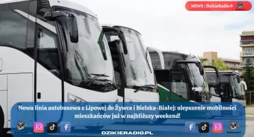 Nowa linia autobusowa z Lipowej do Żywca i Bielska-Białej już uruchomiona! Zyskaj lepszy dostęp do edukacji i pracy!