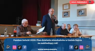 Fundusz Sołecki 2026: Plany mieszkańców Rajczy na przyszłość swojej miejscowości.