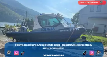 Policyjni Motorowodniacy zakończyli Sezon Letni Nad Jeziorami – Podsumowanie ich Działalności i Wpływ na Bezpieczeństwo Wypoczywających