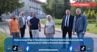 Nowa jakość na drodze powiatowej w Twardorzeczce Gmina Lipowa
