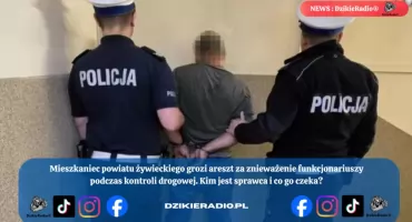 Obelgi wobec policjantów – 50-latek z Żywiecczyzny stanie przed sądem