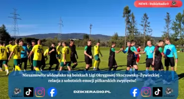 Futbolowe emocje i niespodzianki – dziewiąta kolejka Ligi Okręgowej Skoczowsko-Żywieckiej