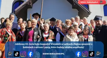 65 lat tradycji i pasji: jubileusz KGW Laliki w Gminie Milówka.