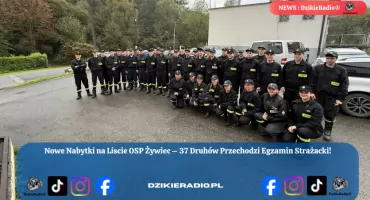 Nowi Bohaterowie z Powiatu Żywieckiego: Świeżo Upieczeni Strażacy Ratownicy Gotowi do Akcji