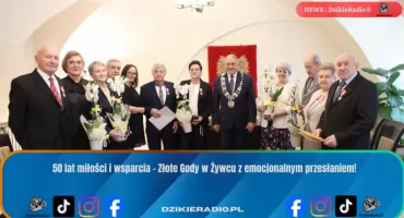 Złote Gody w Żywcu: 50 lat miłości, szacunku i wspólnej drogi