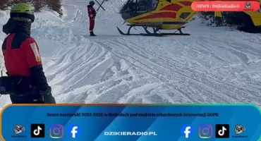 Sezon narciarski 2025 2026 w Beskidach pod znakiem rekordowych interwencji GOPR