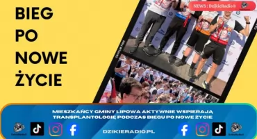Mieszkańcy Gminy Lipowa aktywnie wspierają transplantologię podczas Biegu po Nowe Życie