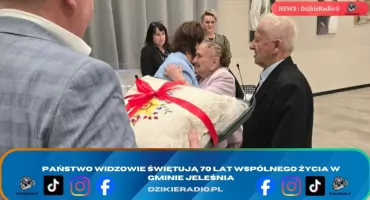 Państwo Widzowie świętują 70 lat wspólnego życia w gminie Jeleśnia