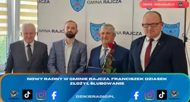 Franciszek Dziasek nowym radnym w Rajczy. Oficjalne zaprzysiężenie na sesji