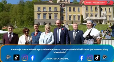 350 lat od koronacji Jana III Sobieskiego uroczystości w Kończycach Wielkich.