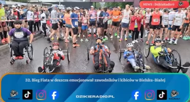 Tysiąc pięćset biegaczy zmierzyło się z deszczem podczas 32. Biegu Fiata w Bielsku-Białej