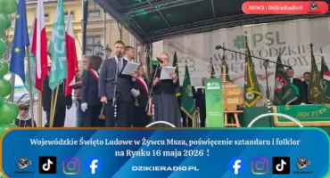 Żywiec świętuje kulturę ludową i pamięć historyczną podczas wojewódzkich obchodów.