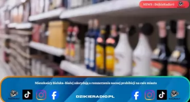 Mieszkańcy Bielska-Białej zdecydują o rozszerzeniu nocnej prohibicji na całe miasto