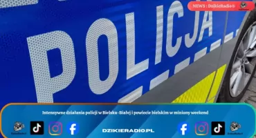 Intensywne działania policji w Bielsku-Białej i powiecie bielskim w miniony weekend