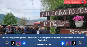 Drzewo przyjaźni pamięci Druha Kazimierza Grajcarka zjednoczyło społeczność.